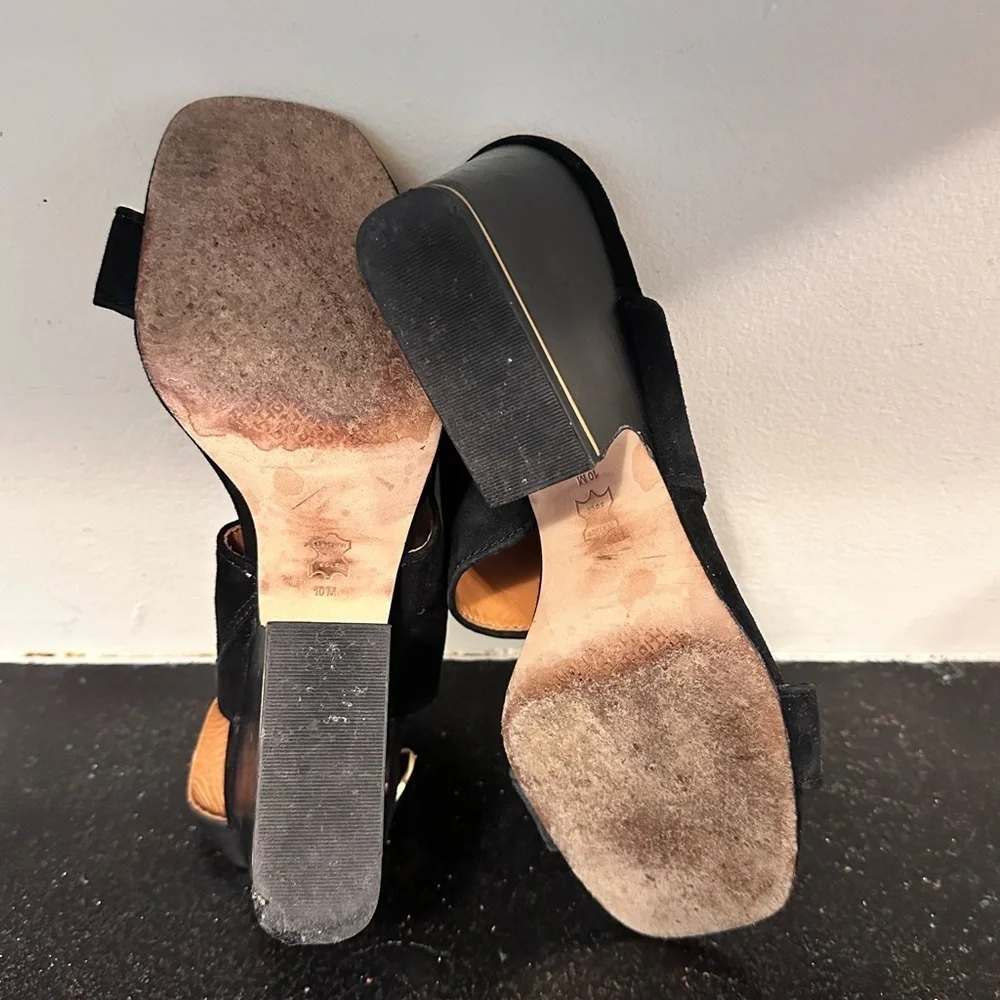 Tory Burch Selby Block Heel Sandal Sz. 10